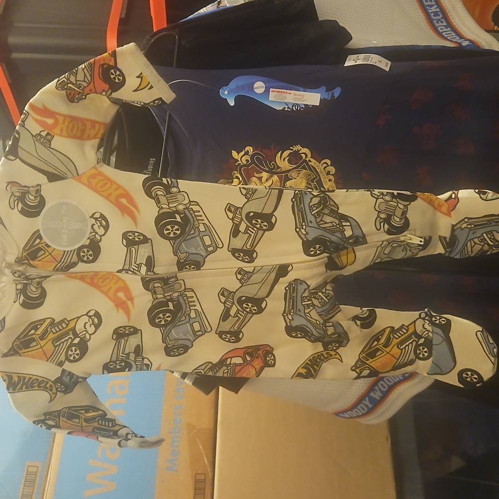 Hot Wheels Baby Onesie with Car Print NB